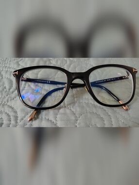 Tom Ford Shiny Black Eyeglass Frames